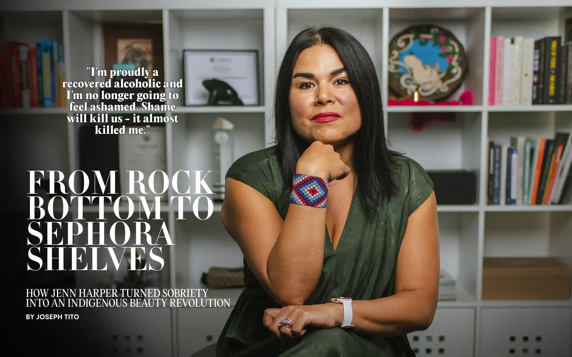 Jenn Harper with Cheekbone Beauty at Sephora