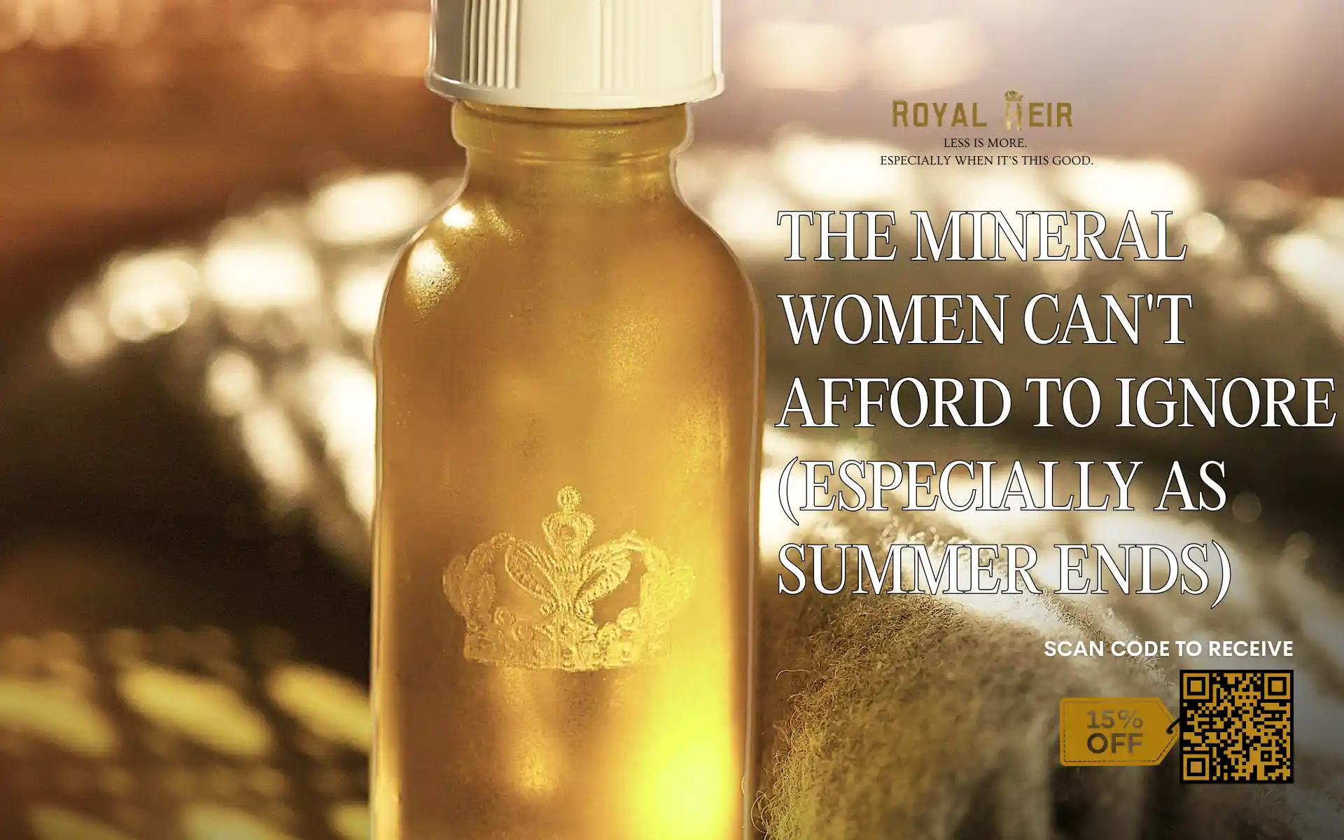 Woman holding water glass with supplements