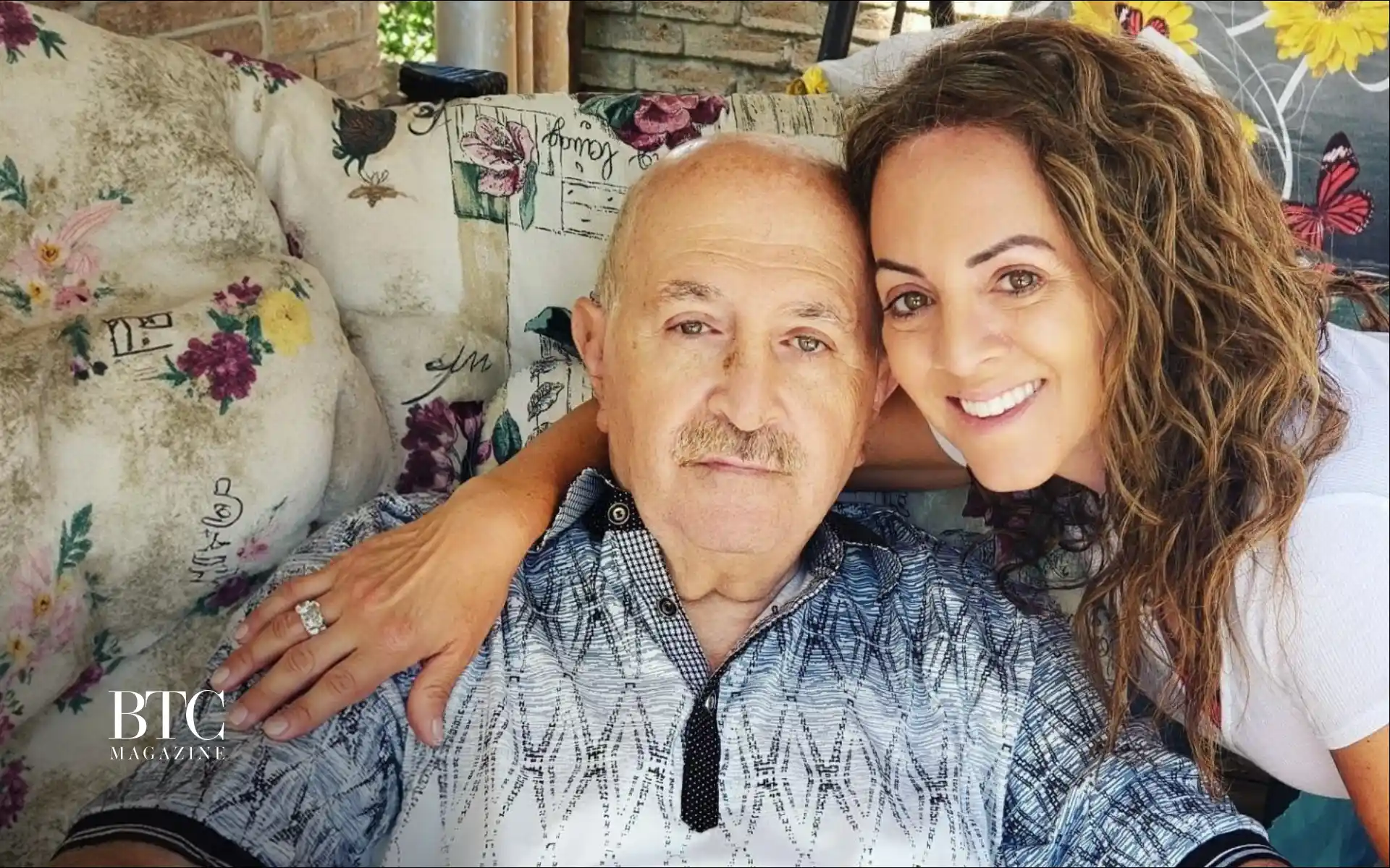 Couple sitting together warm honest conversation