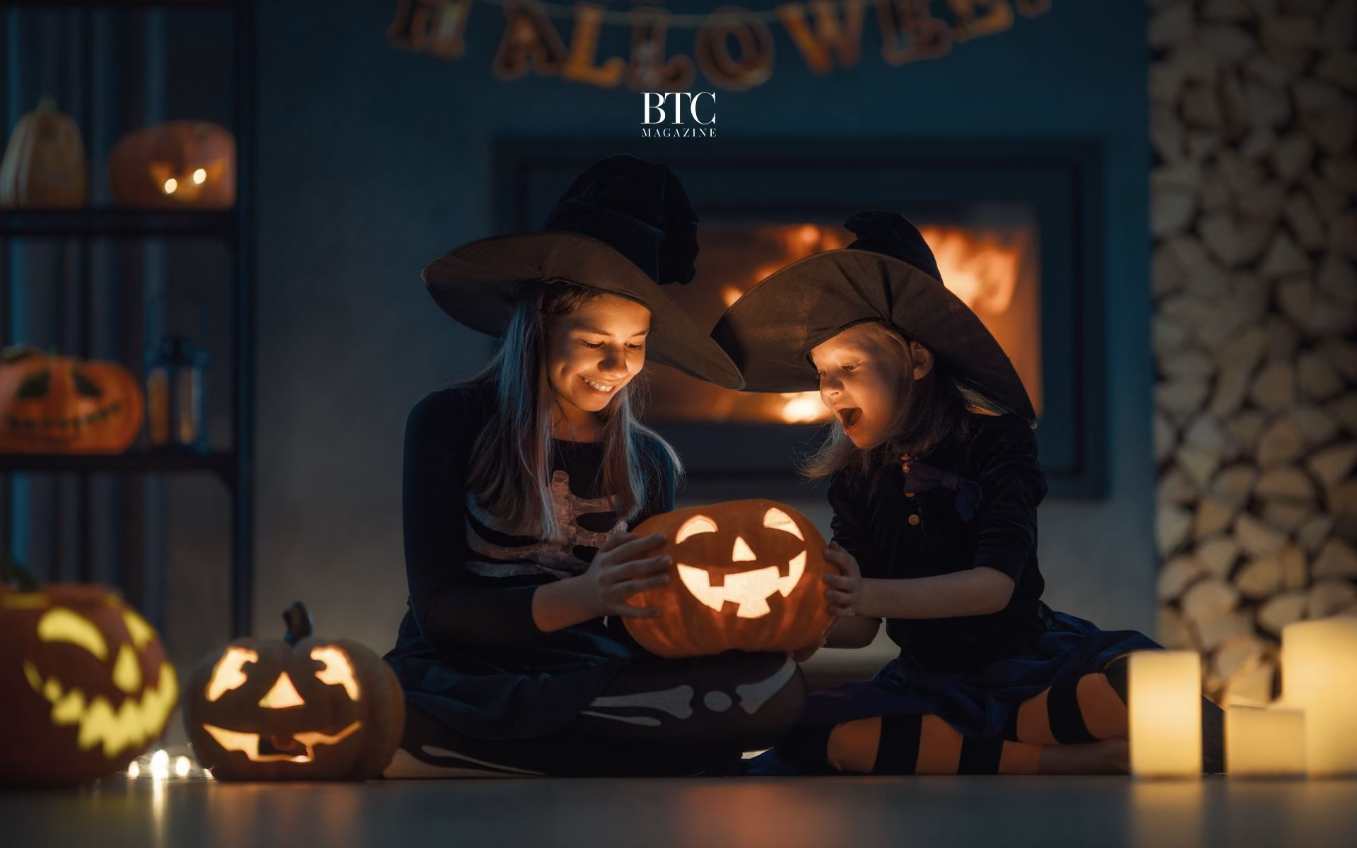 Lawn sign welcoming accessible trick-or-treating families