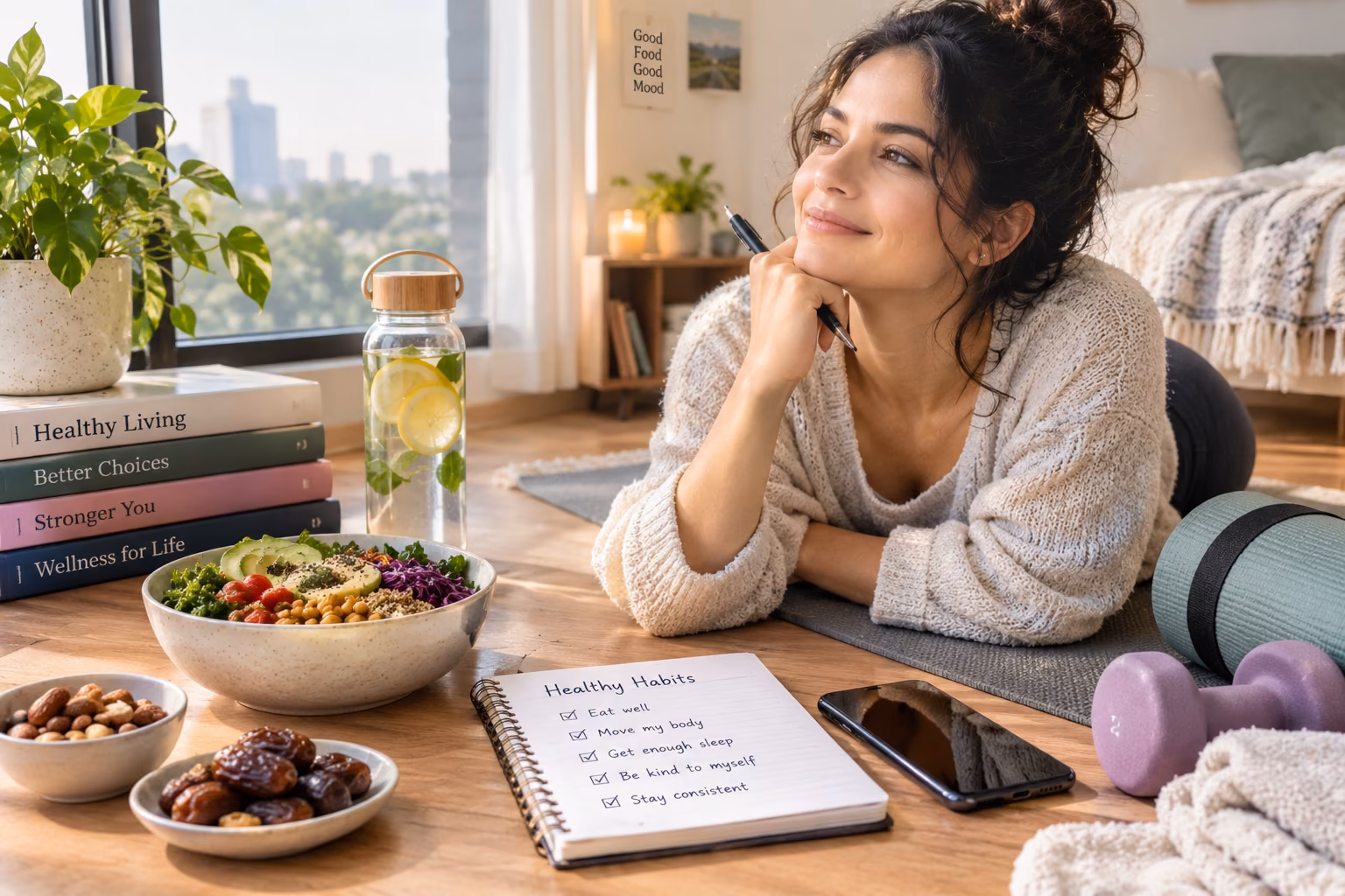 Healthy Habits, Cozy Wellness Moment