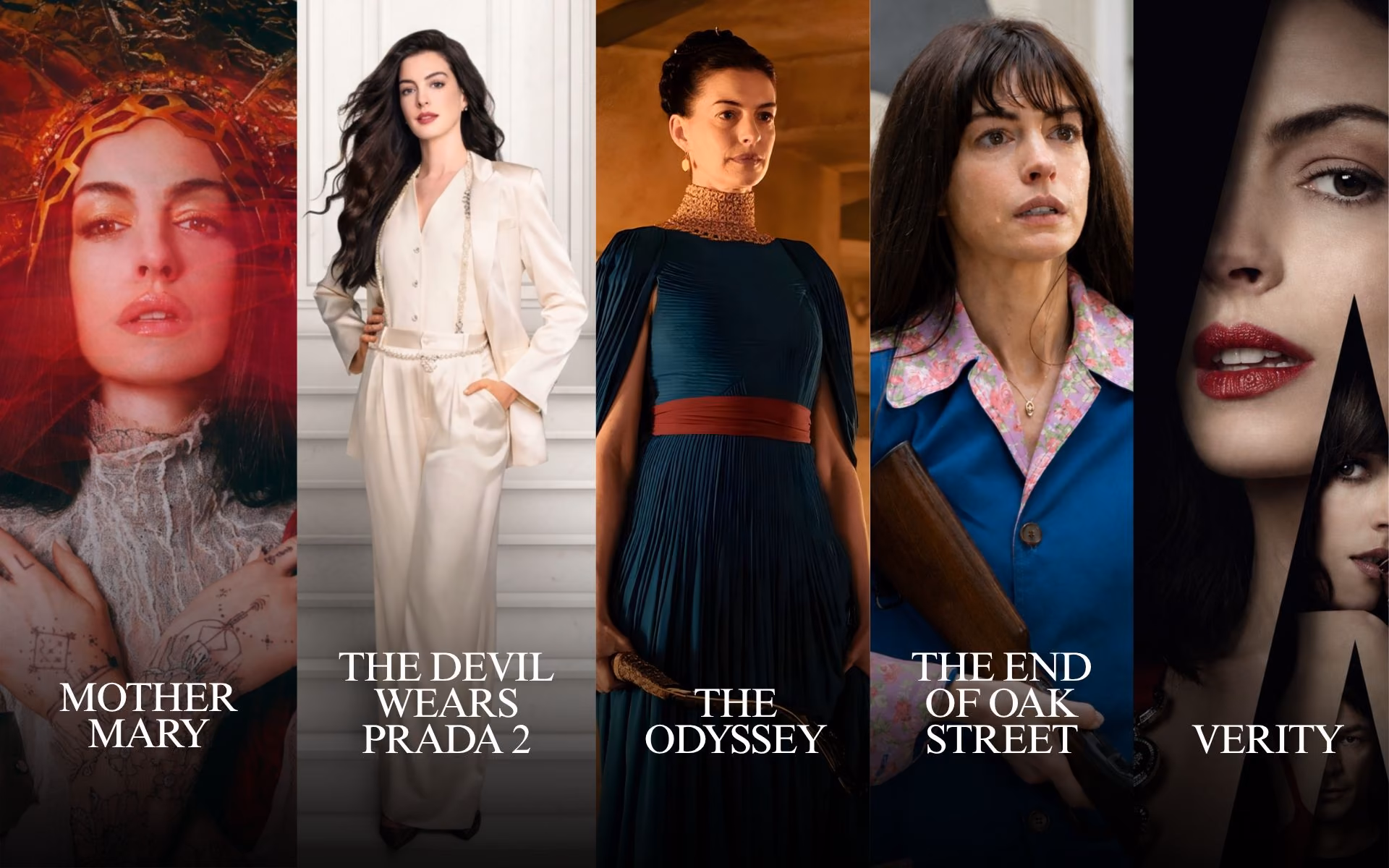 From Runway to Homer to Horror Anne Hathaway Genre-Hopping