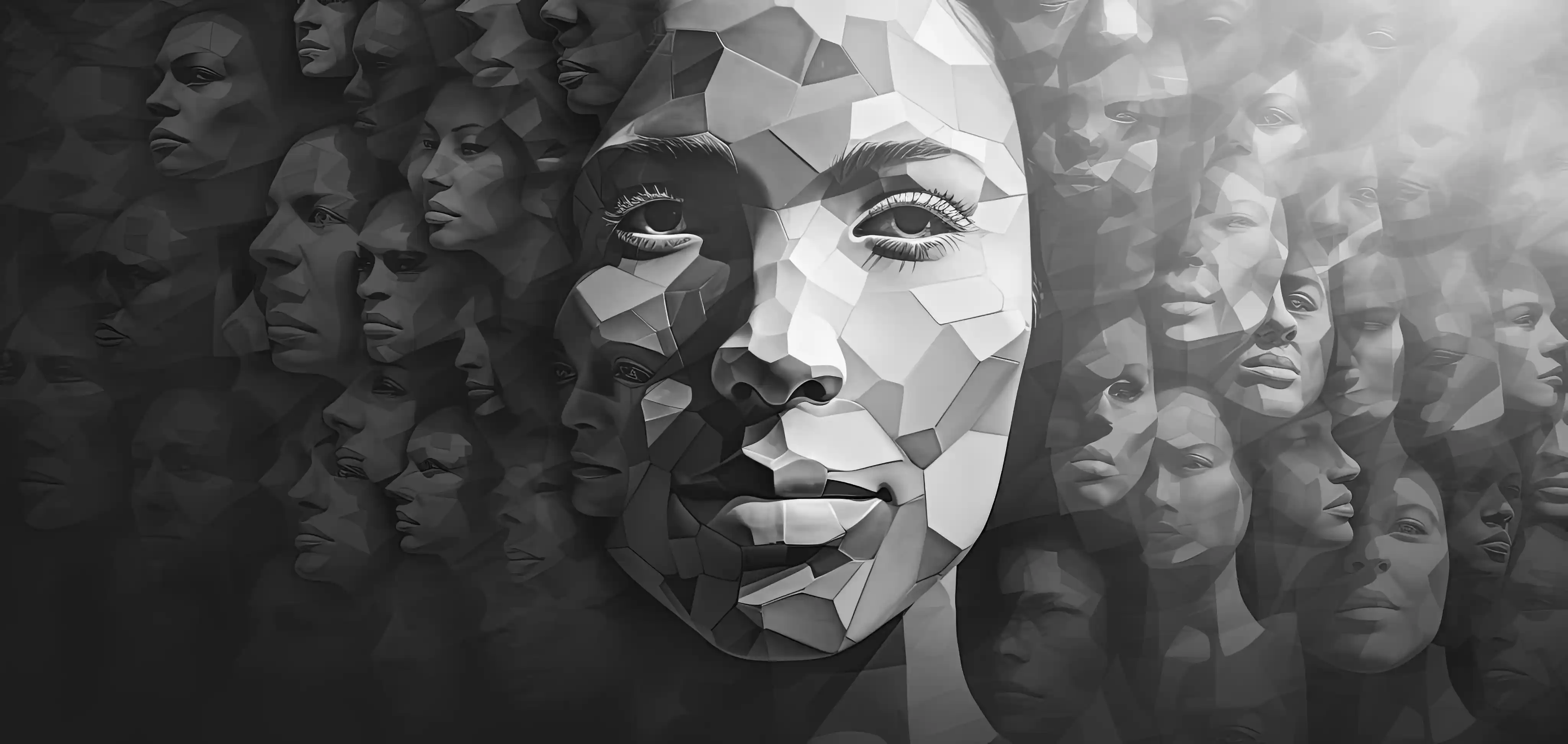 Women identity real talk diverse faces empowerment visual